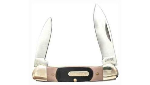 OLD TIMER KNIFE MINUTEMAN 2-BLADE 2" STAINLESS DELRIN