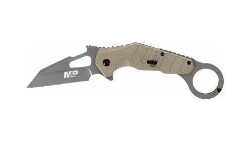 S&W KNIFE M&P EXTREME OPS 3" KARAMBIT SPRING ASSIST FDE