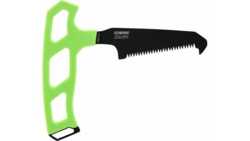 SCHRADE KNIFE ISOLATE SMALL BONE SAW 3" T-HANDLE SK5 GREEN