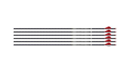 EASTON ARROW 4MM FMJ 340 6-PACK W/ 2" BLAZER VANES