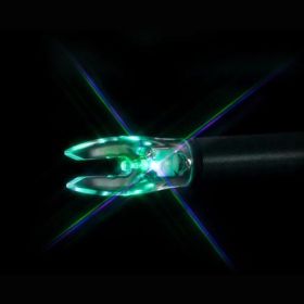 Nockturnal Fit Universal Size Strobing Blue & Green Lighted Nock