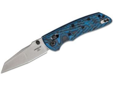 Hogue Deka Able Folding Knife 3.25" Sw Mod Wharncliffe Blue Lava G-10