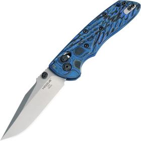 Hogue Knives Deka Folding Drop Point Knife Blue Lava G-Mascus (3.25" Sw)