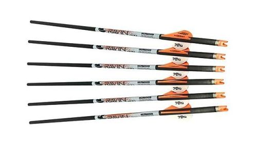 RAVIN XBOW ARROW PREMIUM CARBON W/2" VANE .001" 6PK*