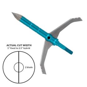 Dead Ringer Broadhead Great White 100/125 Grain 2.5in Cut Blue