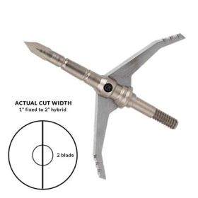 Dead Ringer Broadhead Just Nasty 2.0 Carbon Steel 100/125 Grain 2.0 Cut