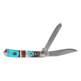 Roper Knife Sunset Series #2 Western Trapper 2 Blade 3.25in