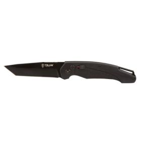 Telum Tactical Knife Titan Black Automatic 4In D2 Blade