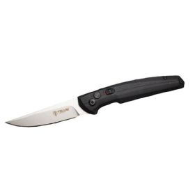 Telum Tactical Knife Glaive Black Automatic 4In D2 Blade