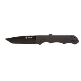 Telum Tactical Knife Aftershock Black Automatic 3.5In D2 Blade