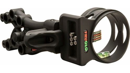 TRUGLO BOW SIGHT CARBON XS XTREME 5-PIN .019DIA BLACK