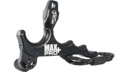 T.R.U. BALL RELEASE MAX PRO+ HAND HELD 4-FINGER THUMB BLACK