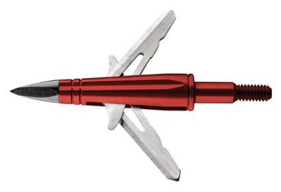 Ten Point Evo-X Center Punch Broadhead (Rear Deploying) Red 3/Pk