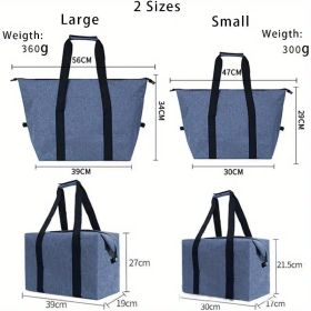 Multi-Purpose Cooling Carrier – 5.28 Gallon Foldable Bag for Picnics, BBQs & Supermarket Runs