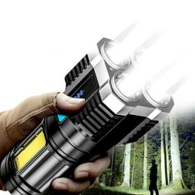 Portable Rechargeable LED Flashlight for Camping & Hiking