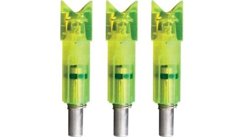 LUMENOK LIGHTED NOCK XBOW GRN CRESCENT EASTON CARBON 3PK