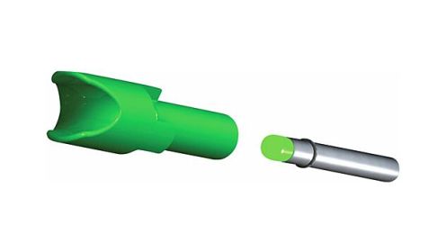 TENPOINT LIGHTED XBOW NOCK (Option: ALPHA-BRITE .297" GREEN 3PK)